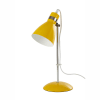 Lampada da scrivania in metallo giallo